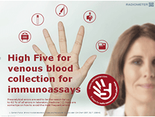 venous blood collection for immunoassays